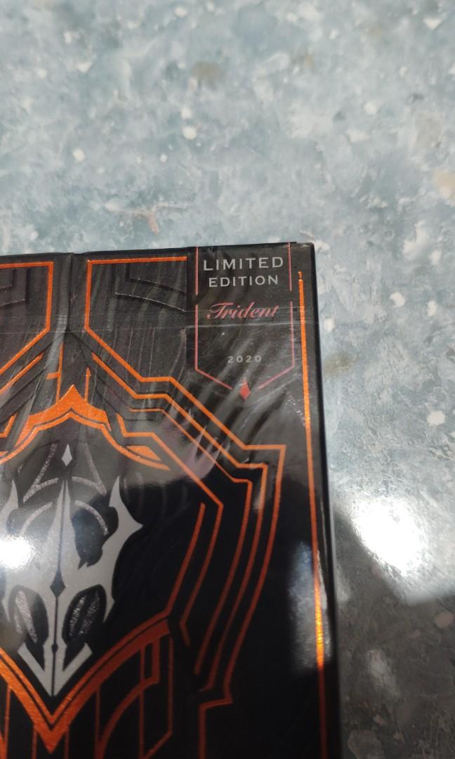 Trident Playing Cards Gilded Cardistry Limited 燙邊 三叉戟 武器 變形牌盒 花切 撲克牌 極