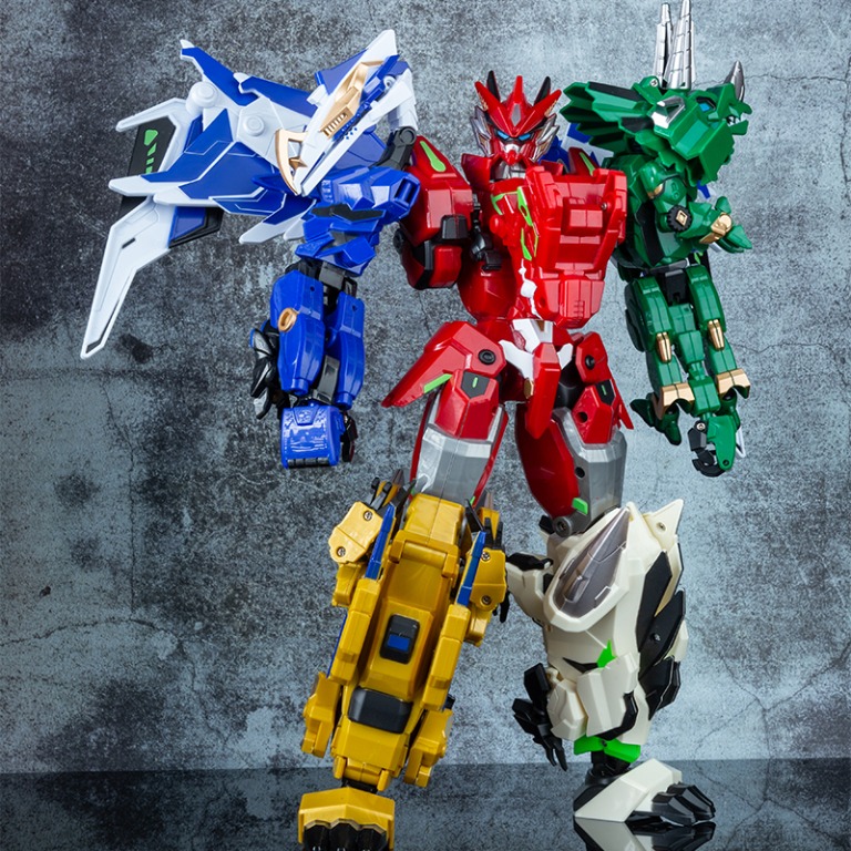 Ultimate Dragon Force 2 Deformation K.O Collection Robot Dinosaur ...