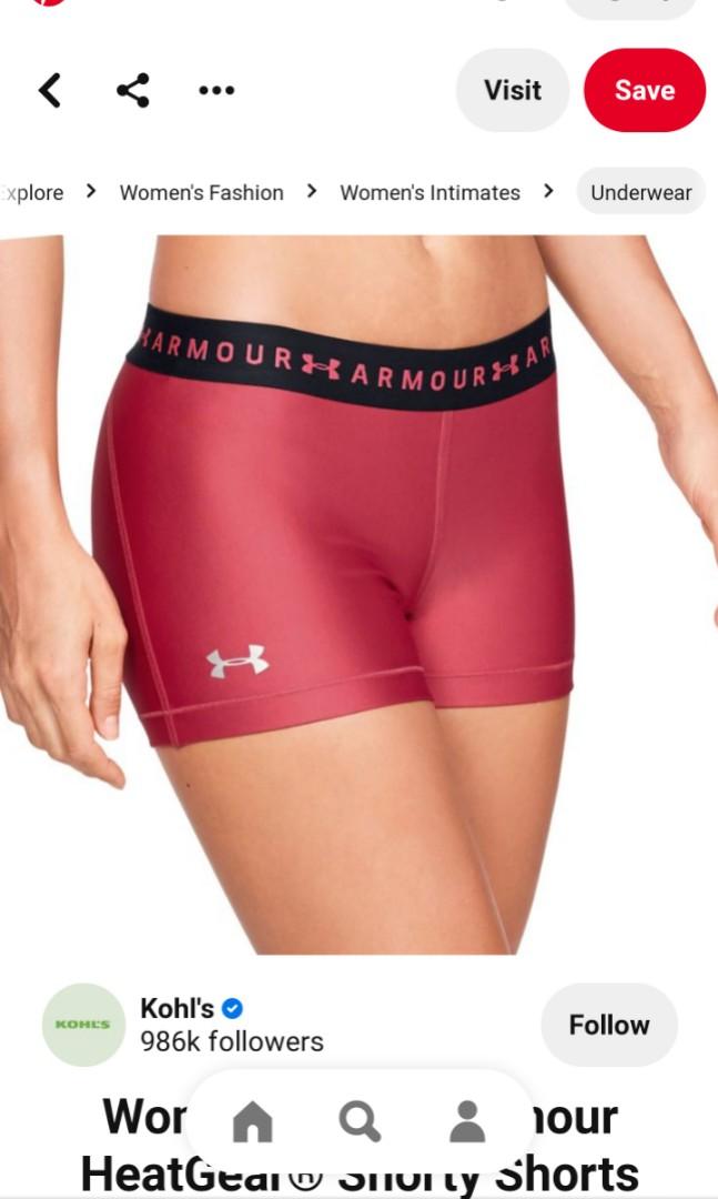 Under armour heatgear compression shorts Women s Fashion