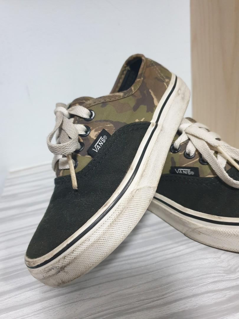 Army top vans shoes