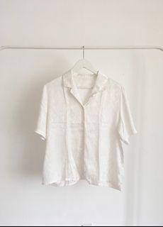 Vintage White Sleeping Blouse