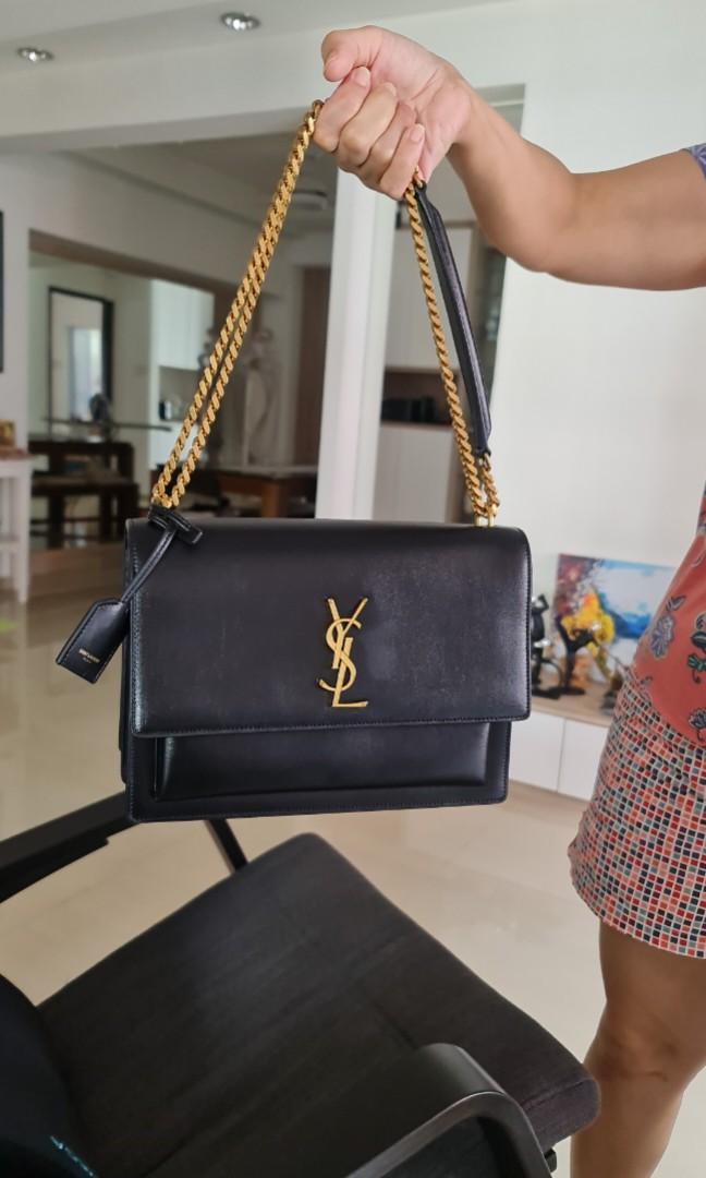 Saint Laurent, Bags, Ysl Sunset Large In Smooth Leather