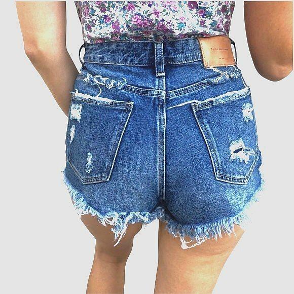 Zara Trafaluc denim shorts, Women's 