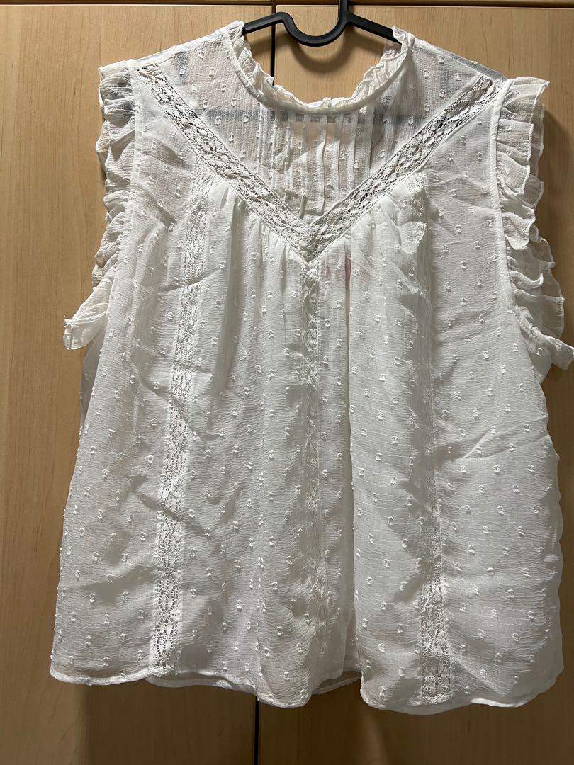 Swiss dot blouse zara cheap