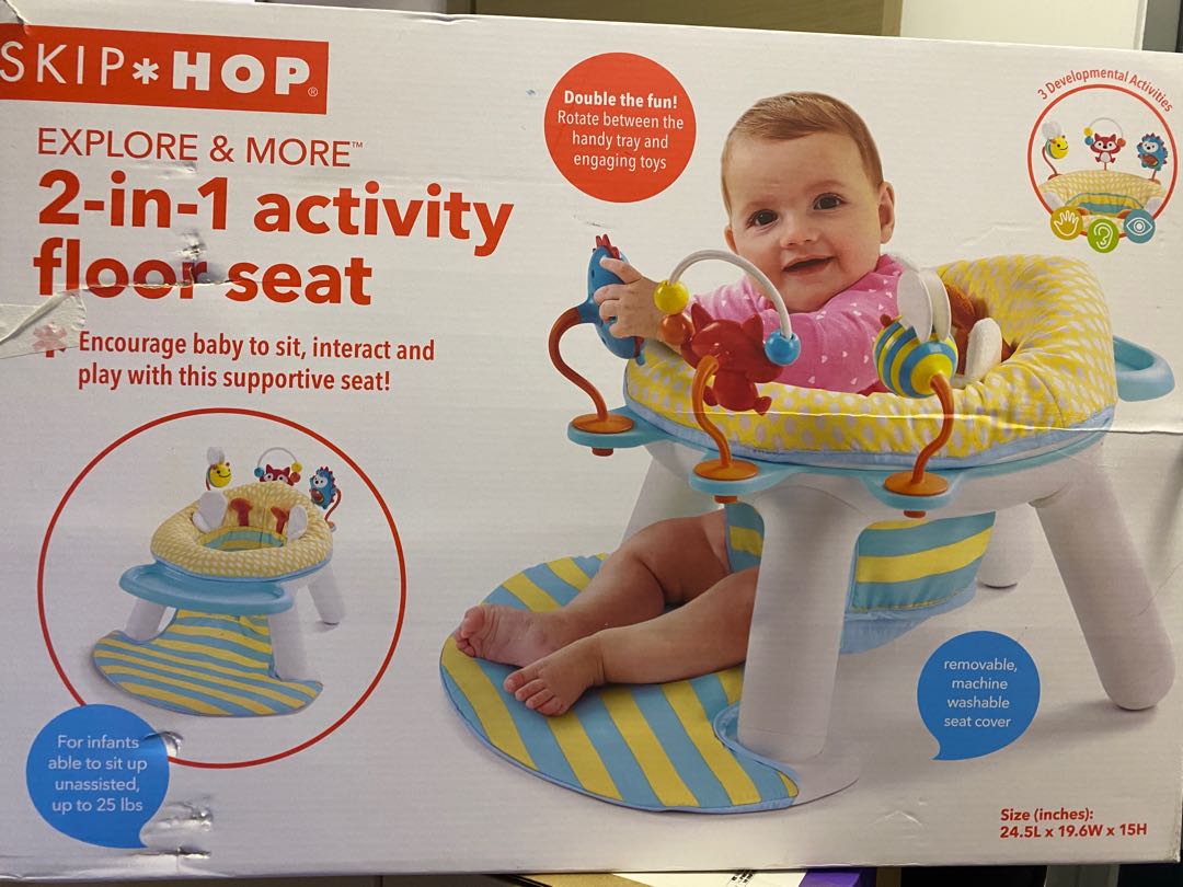 2in 1 activity floor seat, 兒童＆孕婦用品, 兒童傢具, 兒童傢具 桌子及椅子 Carousell