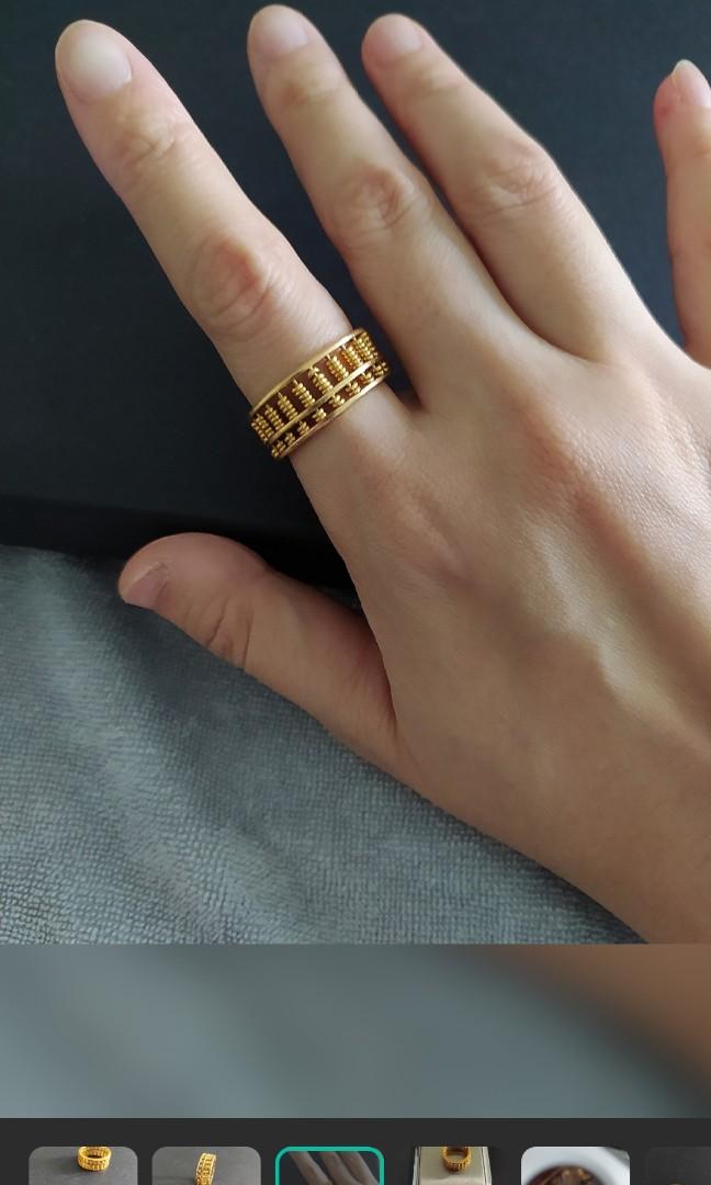 916 abacus ring 22k 9.82g