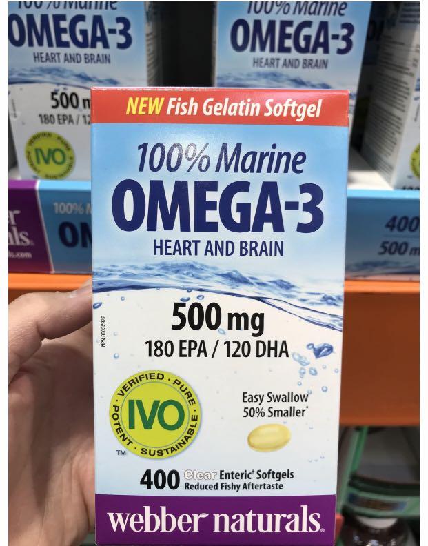 Webber Naturals 100 Marine Omega 3