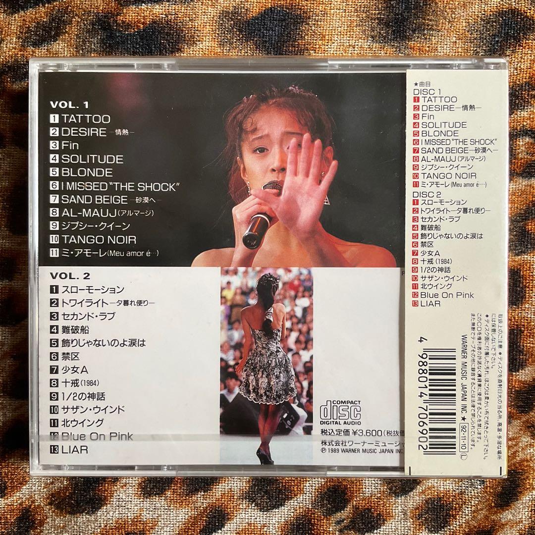 中森明菜] AKINA EAST LIVE INDEX-XXIII 演唱會2CD (全新未開封) & DVD 