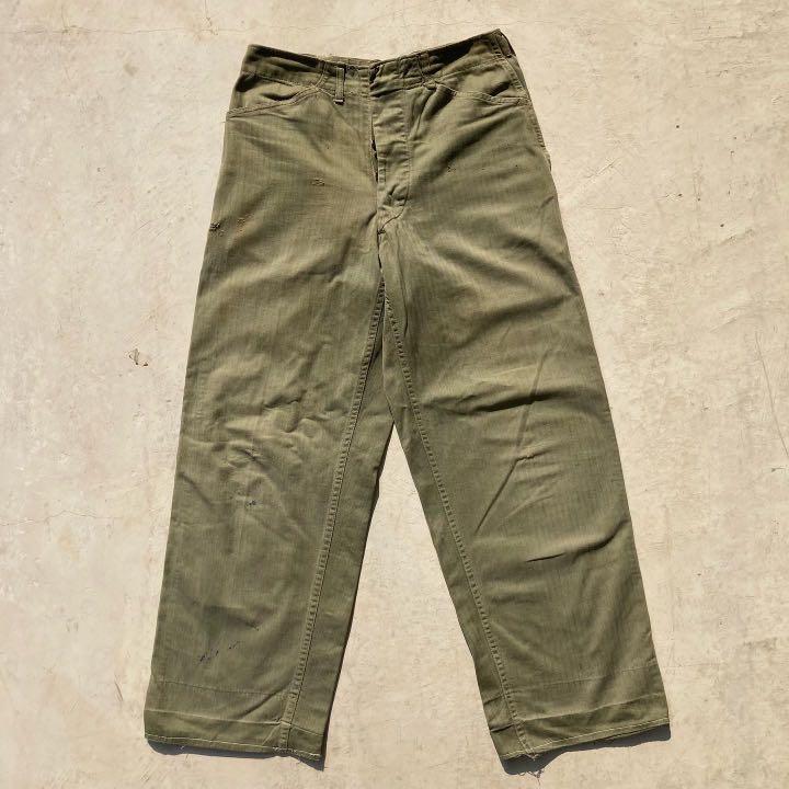 原版WWII 40年代大戰USMC P-41 HBT PANTS vintage pants military