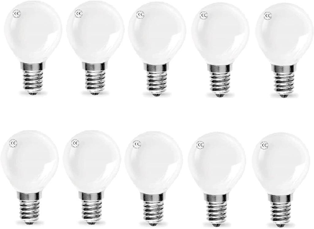 10 Pack AcornSolution 40W 240V Frosted Light Bulbs E27 Screw Incandescent Lamps Energy Class E 