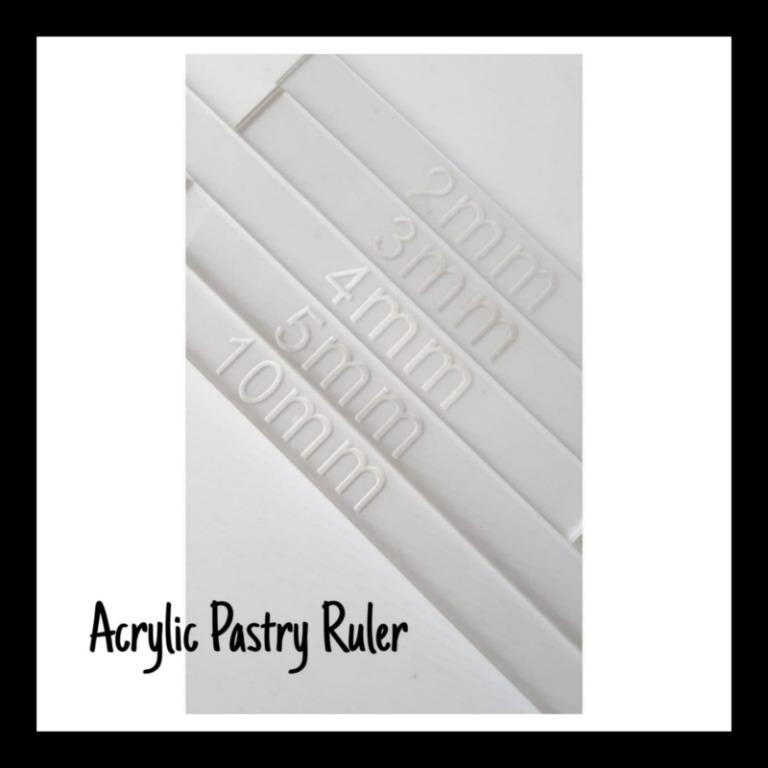 Acrylic Pastry Ruler / Baking Ruler, Furniture & Home Living, Kitchenware &  Tableware, Bakeware on Carousell