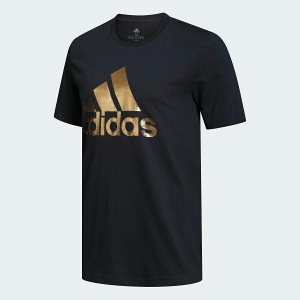 black gold adidas shirt