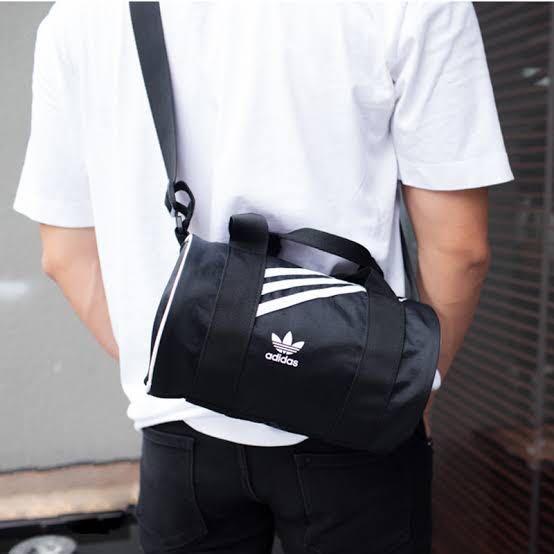 Adidas Mini Nylon Duffel Bag, Men's Fashion, Bags, Sling Bags on Carousell