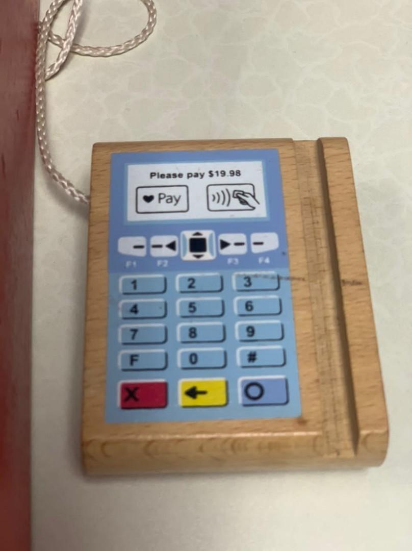 Aldi wooden cash register