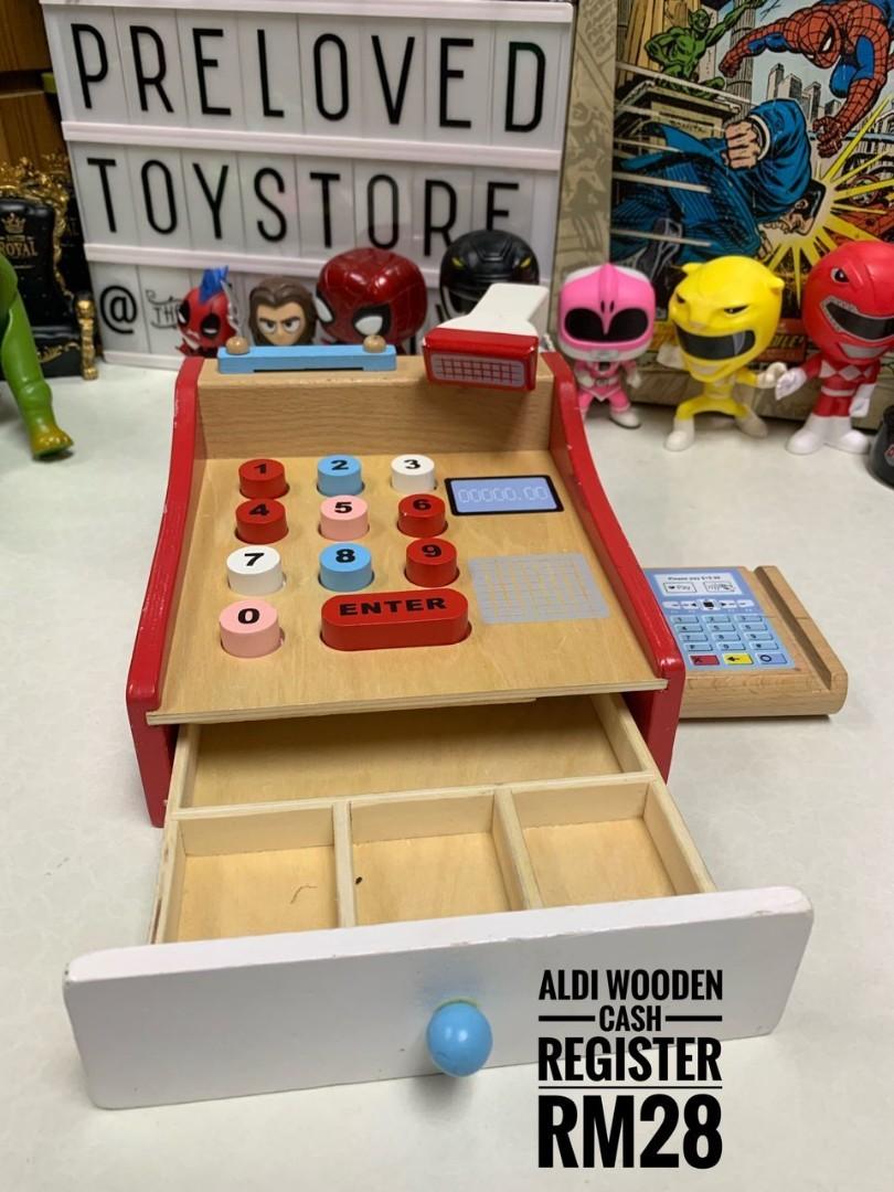 Aldi wooden cash register