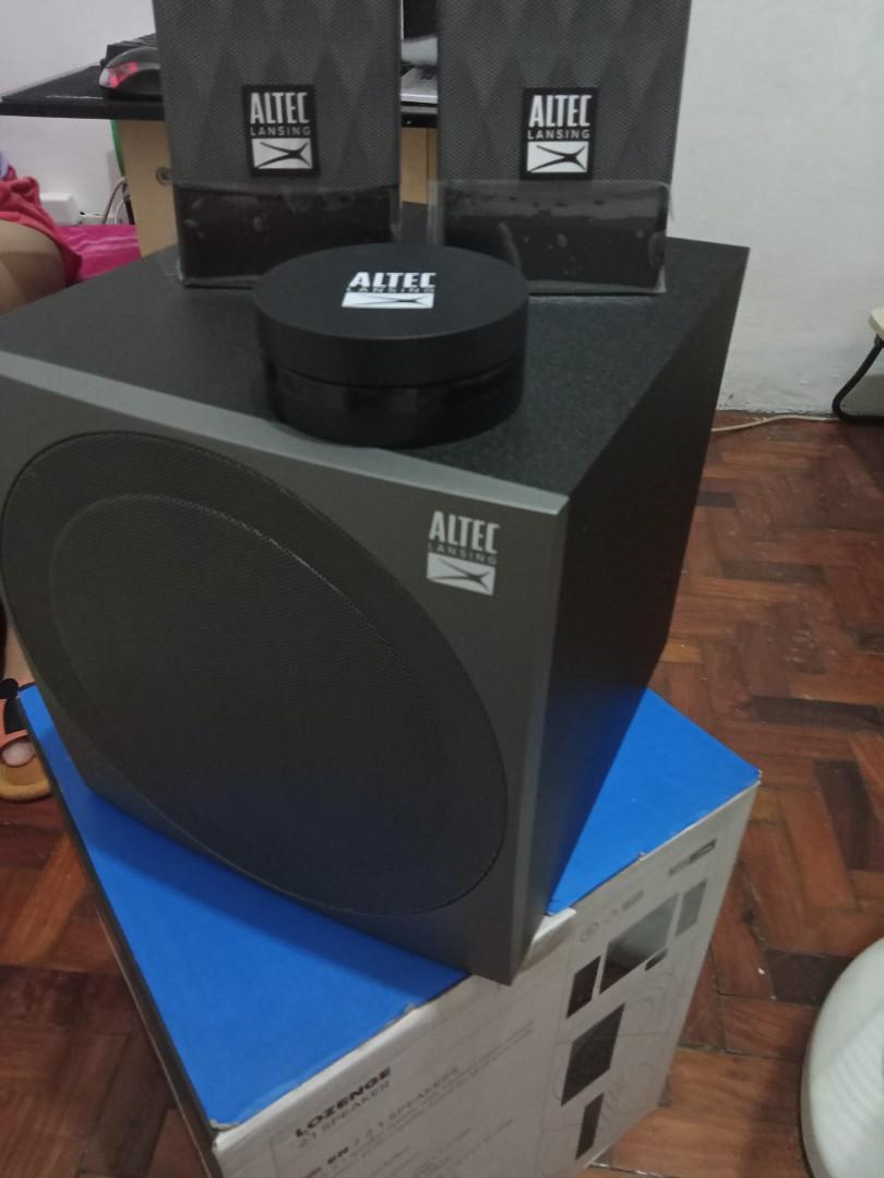ALTEC LANSING LOZENGE BT 2.1 MULTIMEDIA BLUETOOTH SPEAKER 38W RMS