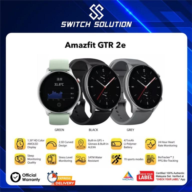 Amazfit gtr always on display battery life best sale