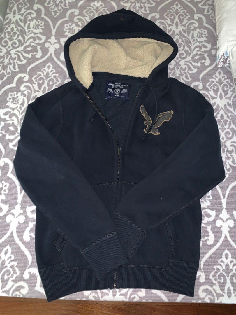American eagle cheap fur jacket