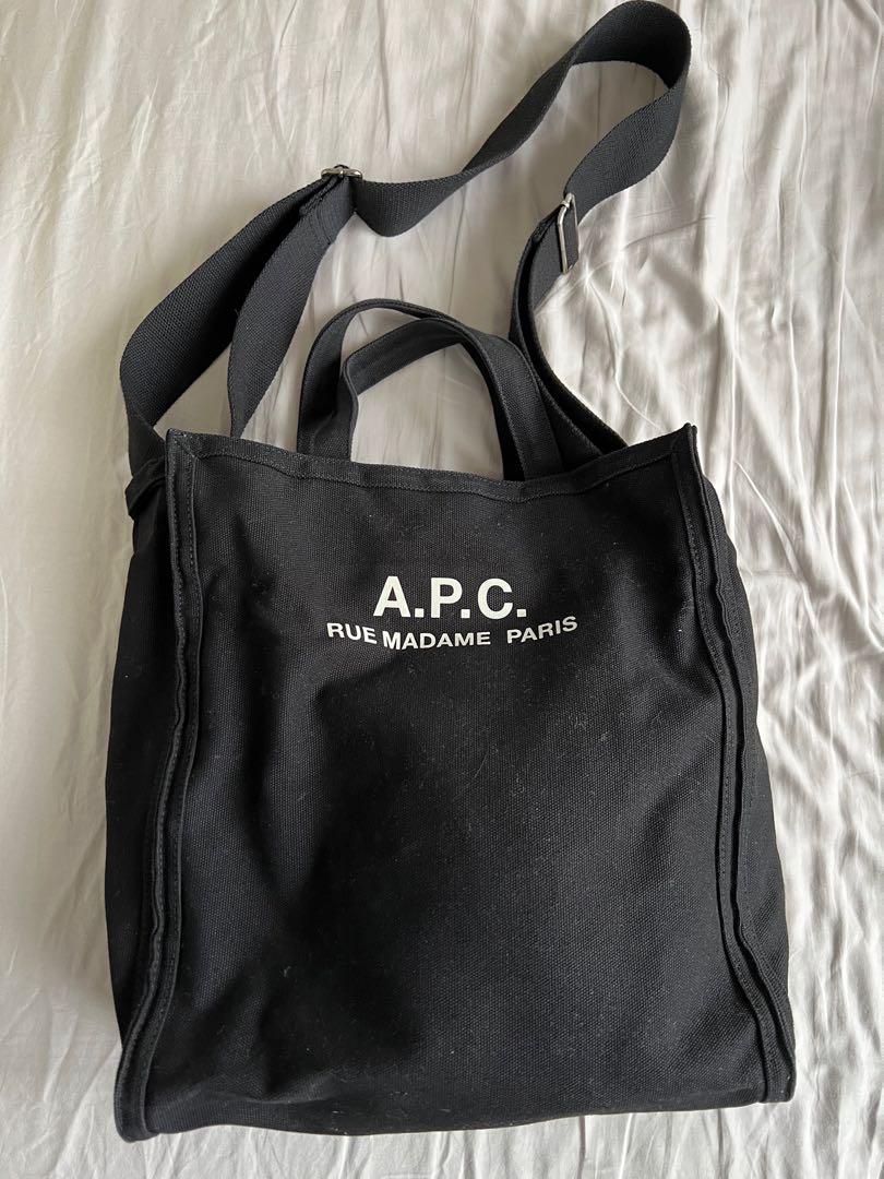 APC / A.P.C. Rue Madame Paris Recuperation Tote Bag Black, 名牌