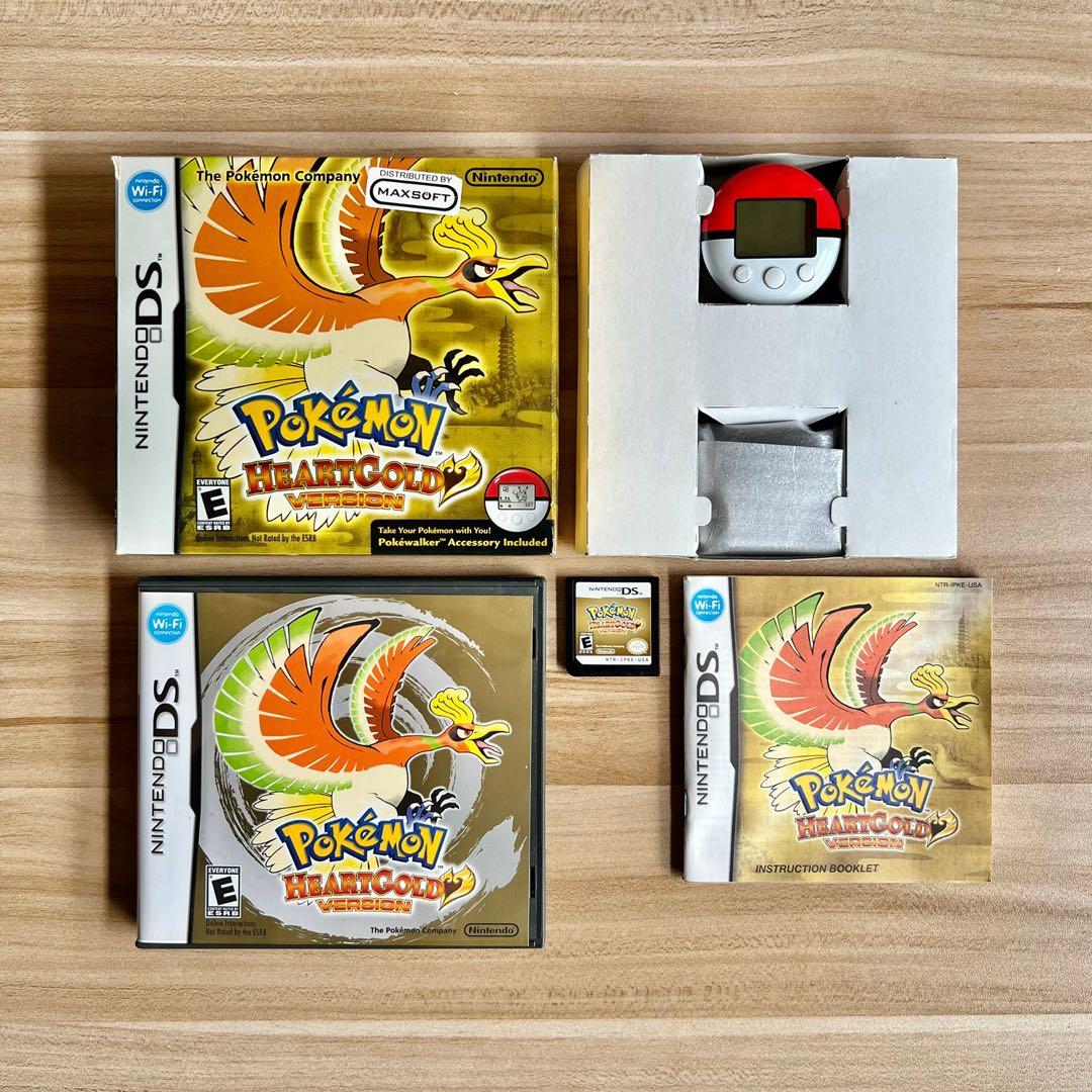 Authentic Pokemon Heartgold DS Set English, Video Gaming, Video Games