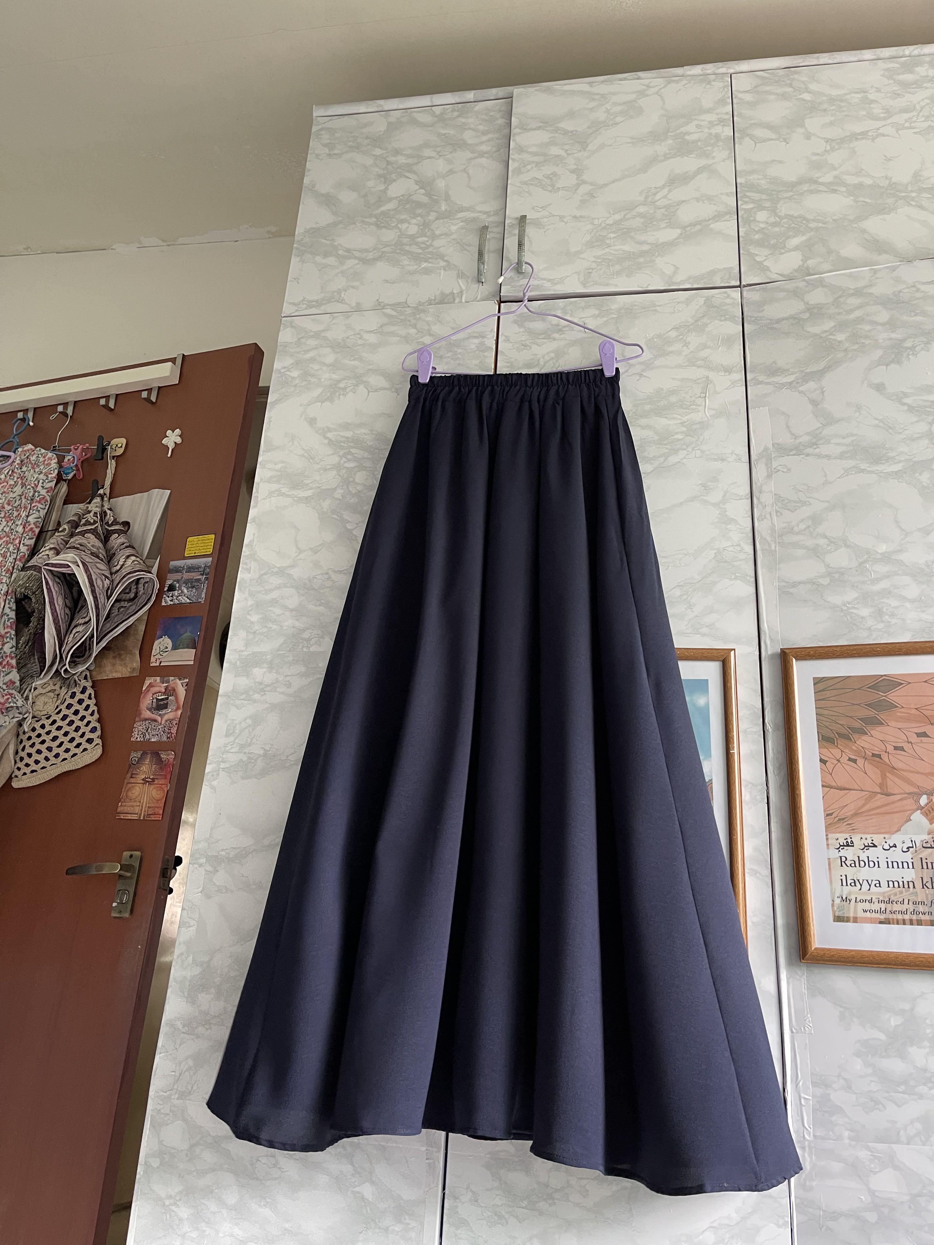 Jupe Longue Maxi Zara – Bleu Marine – Taille S – Fabriquée En Espagne – NEUVE