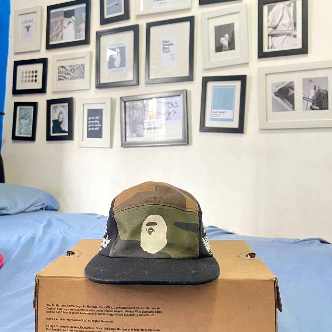 Bape hats 5 panel original second 
