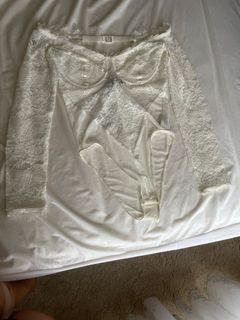 Bardot bodysuit