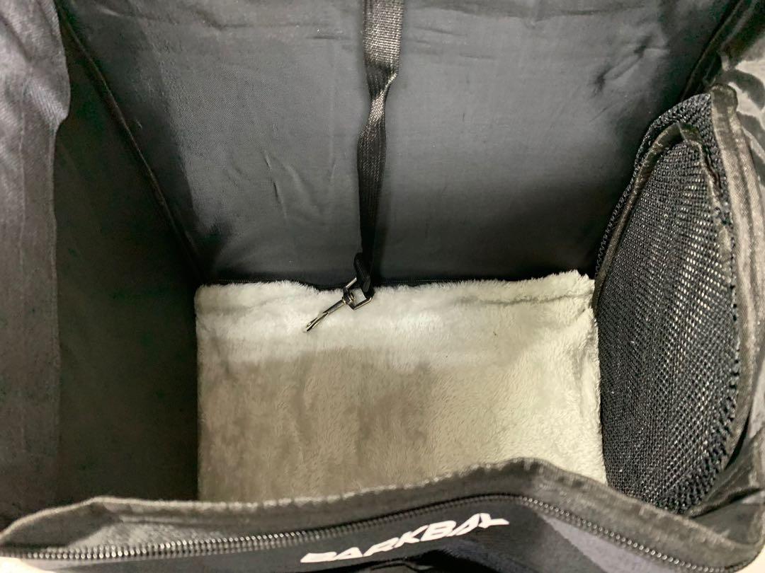 BarkBay Dog Bike Basket Carrier, Expandable Foldable SoftSided Dog