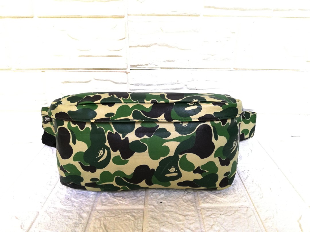 BATHING APE Bape Pouch / Waist Bag Camo Magazine, Men's Fashion, Bags