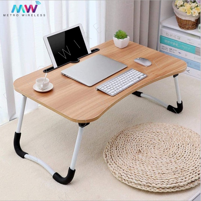 Bed Table Foldable Table Desk Folding Portable Laptop Table Multi ...
