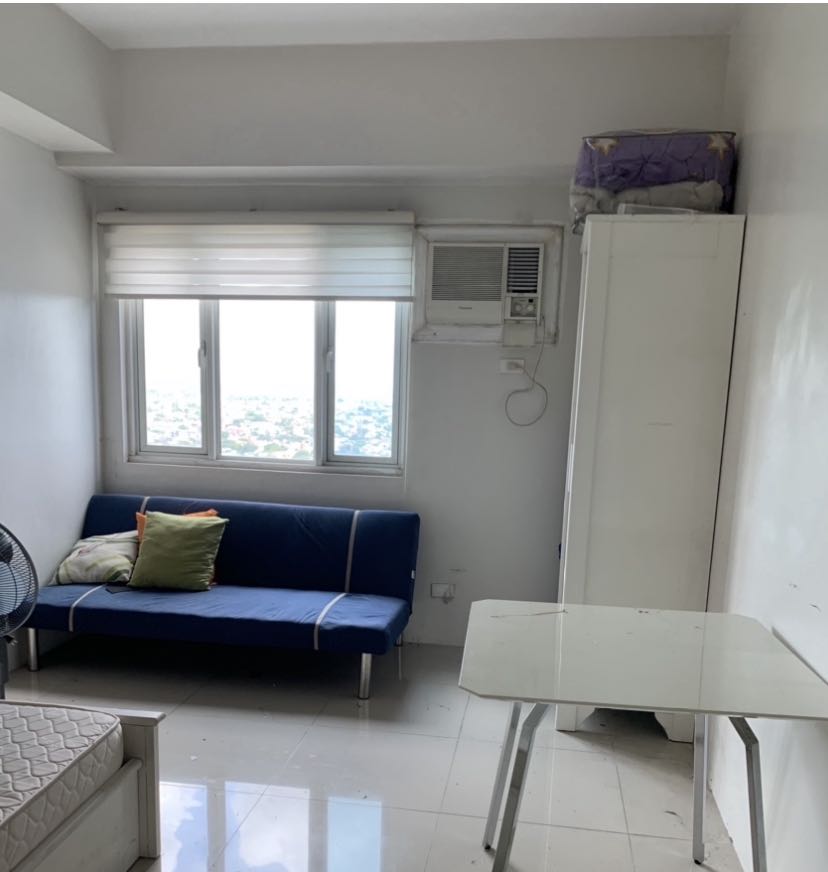 Blue Residences Studio unit for rent fully furnished near Ateneo UP