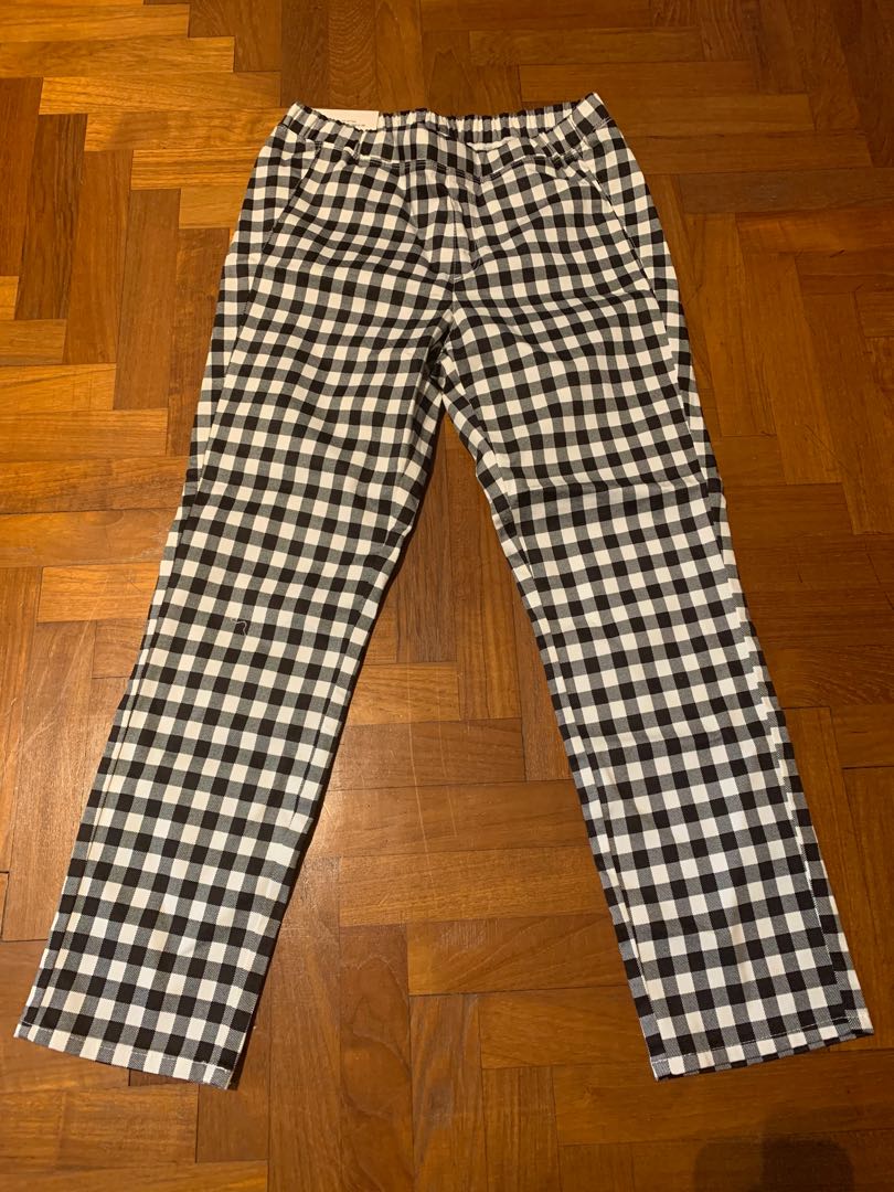 [BNWT] Uniqlo gingham pants, Women's Fashion, Bottoms, Other Bottoms on ...