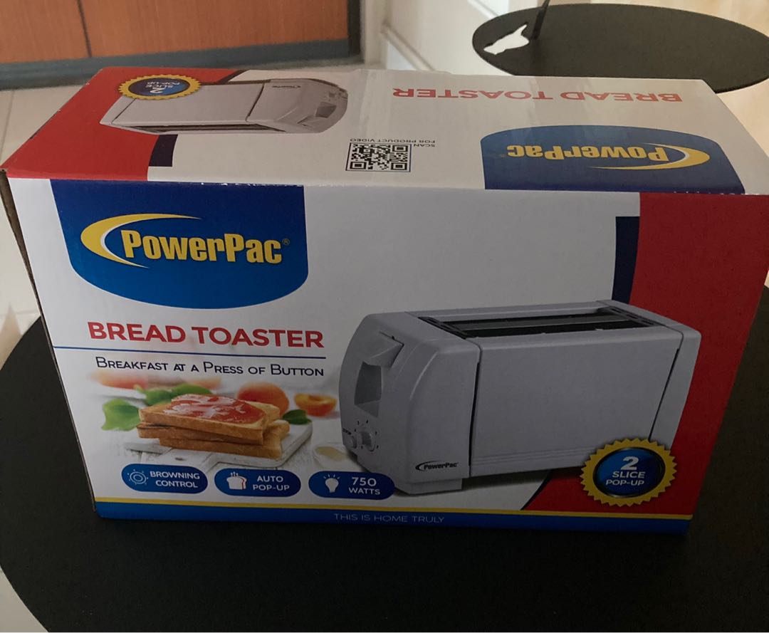 Brand New PowerPac Bread Toaster, TV & Home Appliances, Kitchen ...