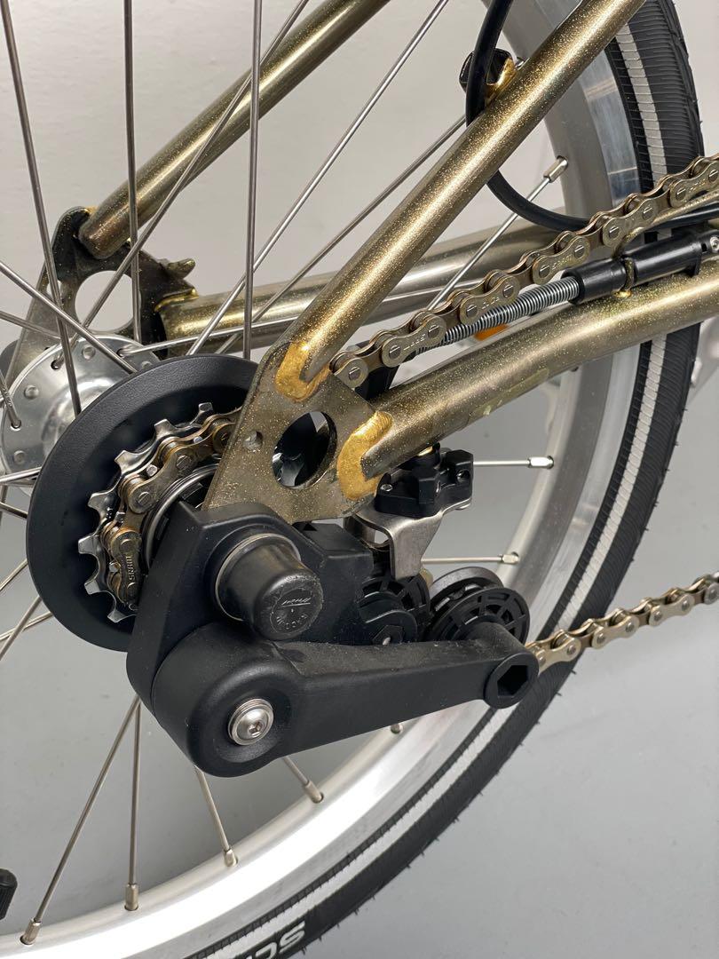 Brompton H2E Gold Color Unique from lucky draw
