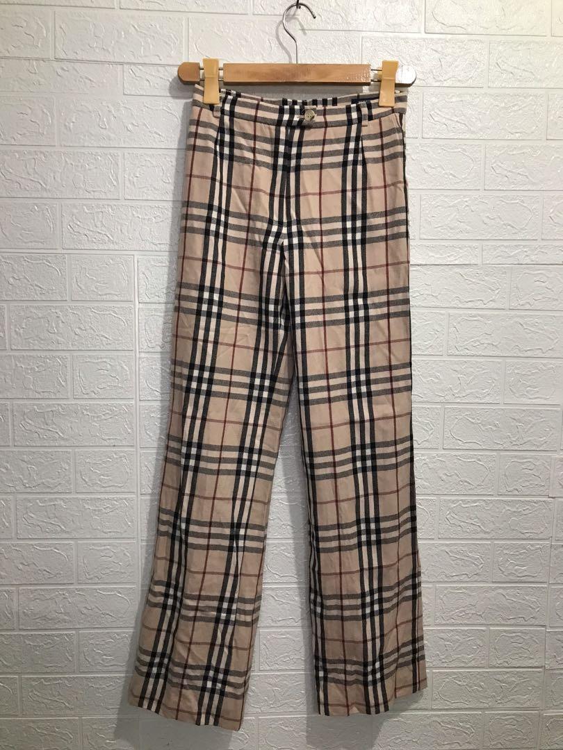 Burberry vintage discount check pants