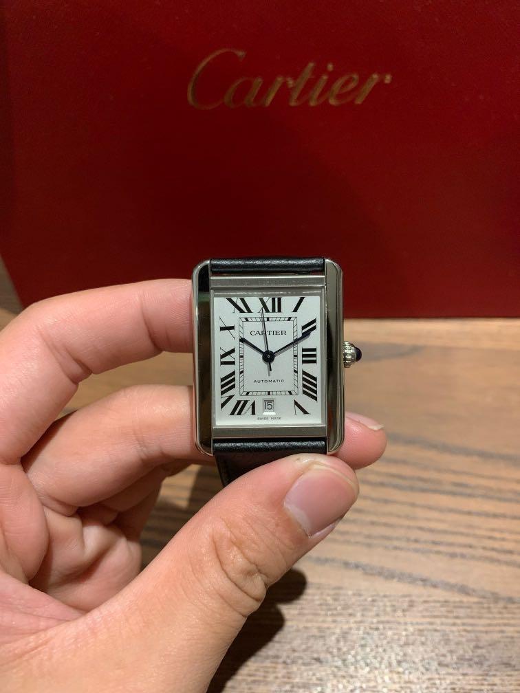 Cartier Tank Solo XL Leather Strap