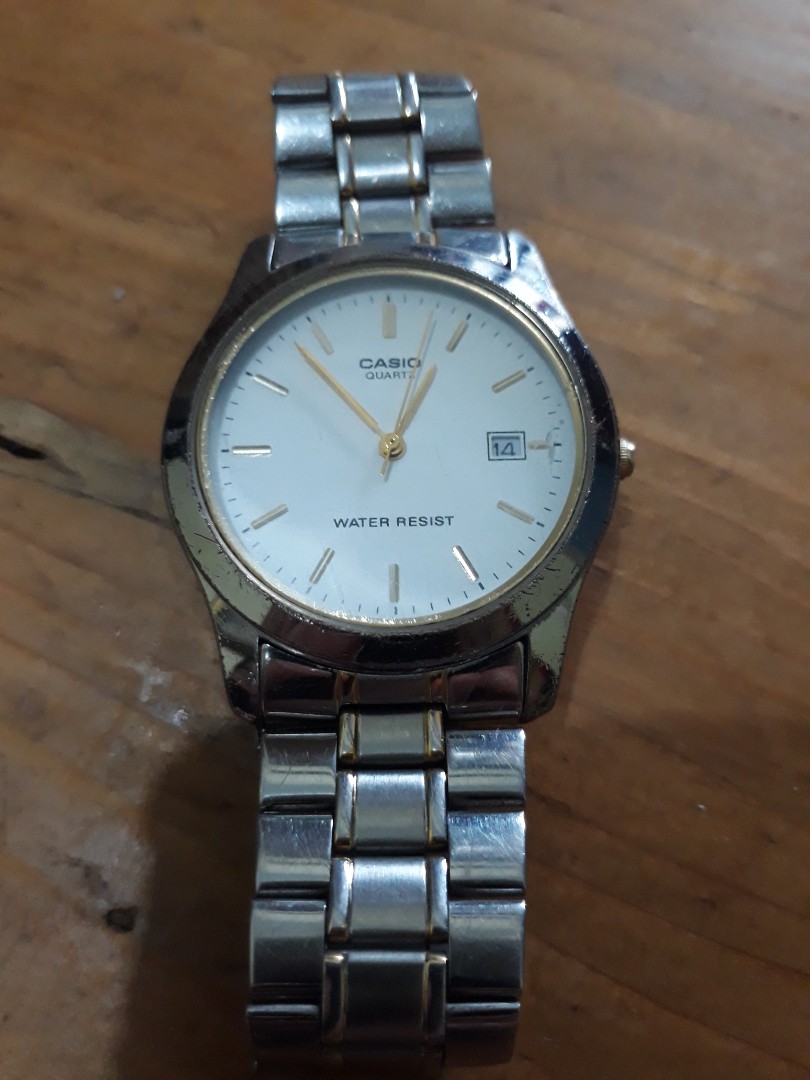 CASIO QUARTZ WATER RESIST, Fesyen Pria 