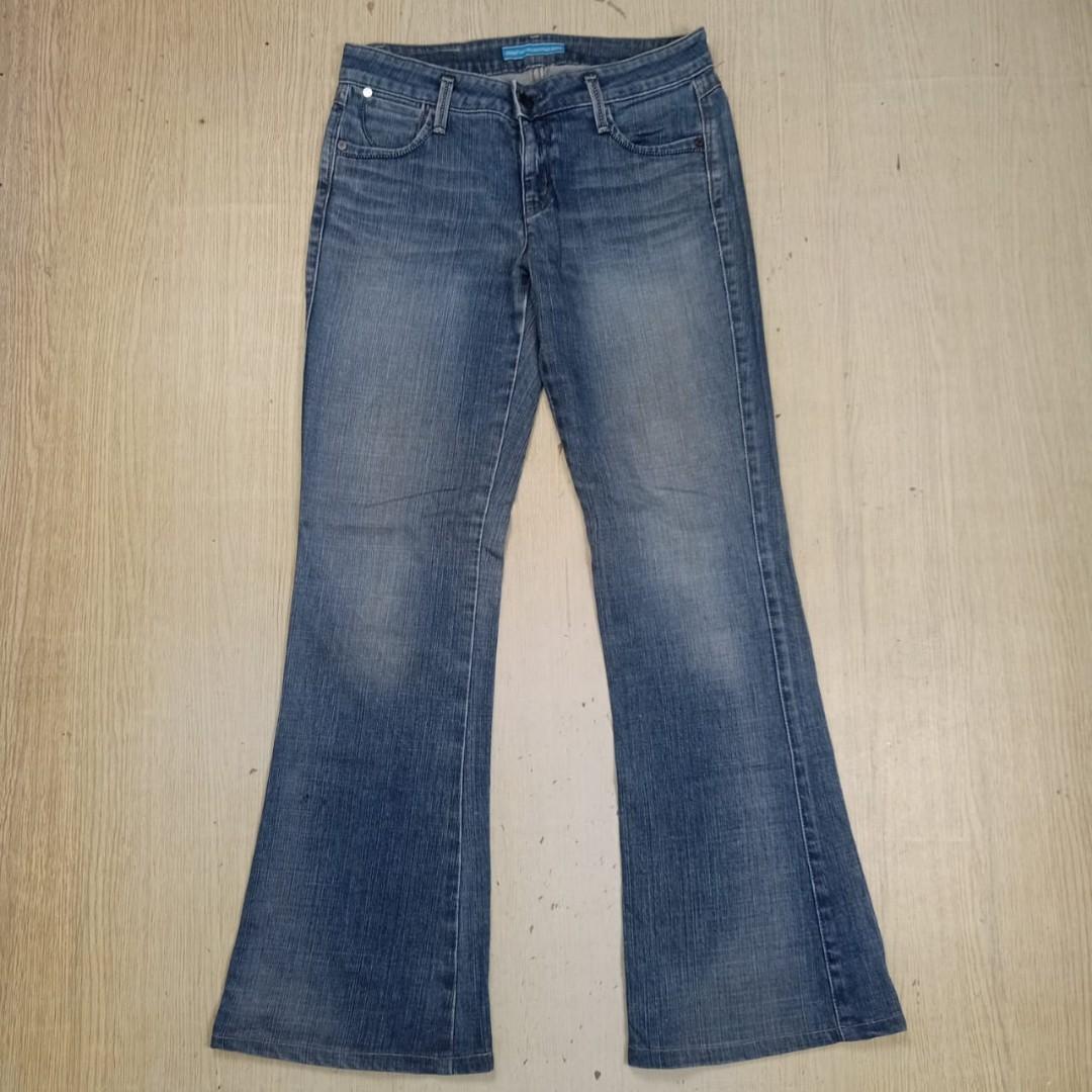 Celana boot cut jeans sweet camelo 