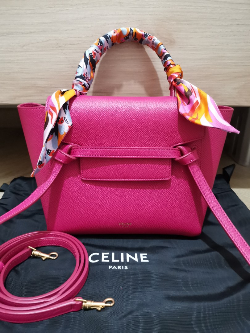 Celine belt clearance bag pink