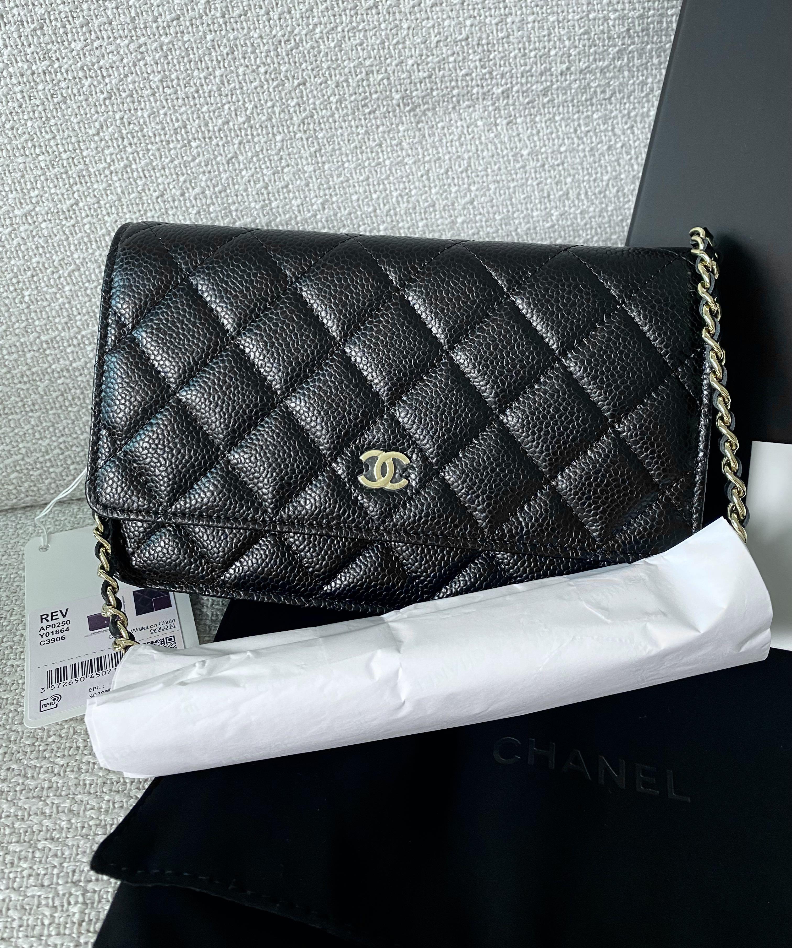 CHANEL CHAIN WALLET Large Classic Handbag (AP0250 Y01864 C3906)