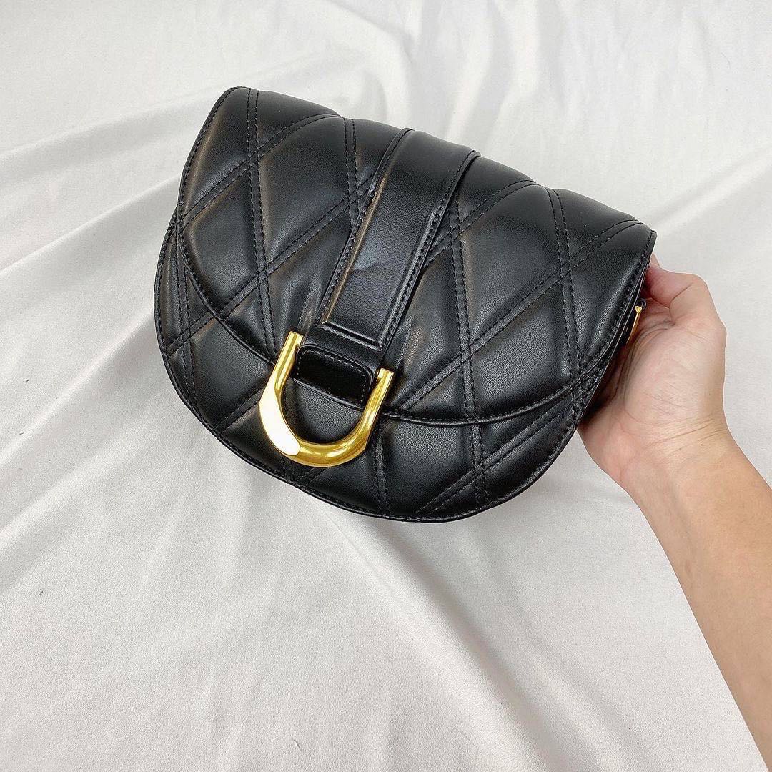 Charles & Keith Gabine Saddle Bag (M), Women's Fashion, Bags & Wallets,  Shoulder Bags on Carousell