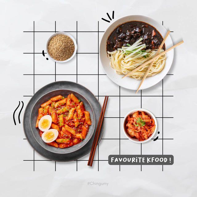 Chingu korean food toppoki & jjajang on Carousell