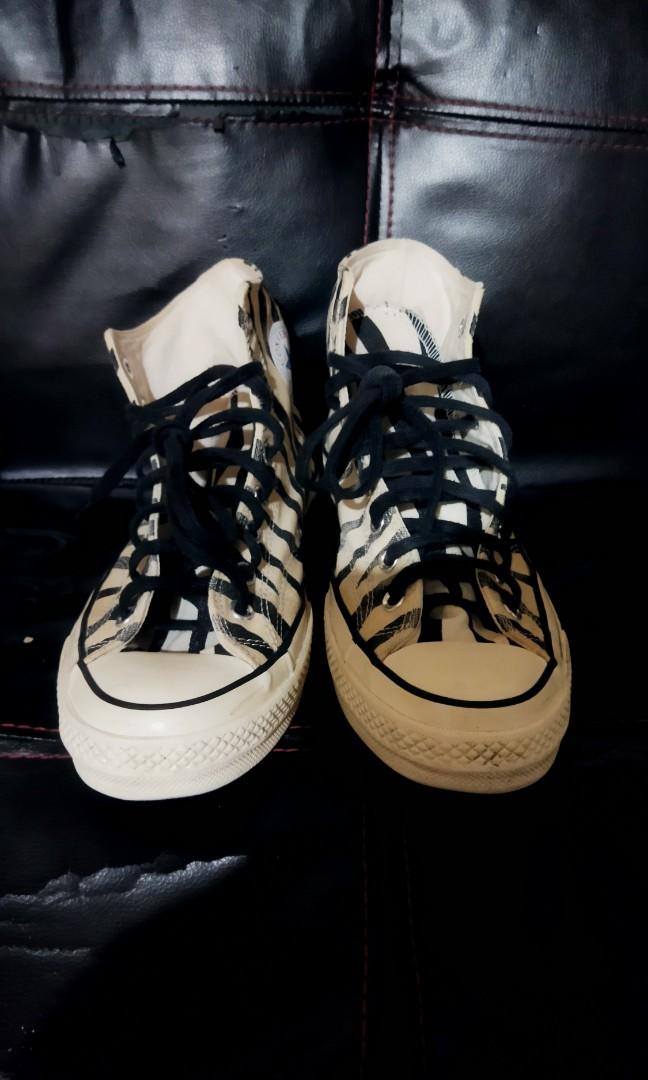 Chuck Taylor 70's ZEBRA (Category: Sneakers) located in Manila. Submitted by butch_thriftgoods0213 (Listing ID 1149583821, Image 2). Description: FOR SALE CHUCK TAYLOR 70'S ZEBRA PRINT SIZE 9 TAG FITS 9.5-10 NO ISSUES VERYGOOD CONDITION DM FOR INQUIRIES.