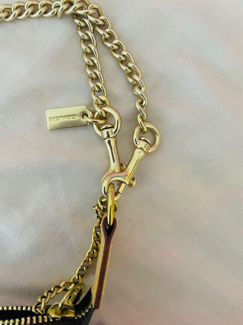 Coach C Chain Strap in Brass, Women's Fashion, Watches & Accessories, Other  Accessories on Carousell