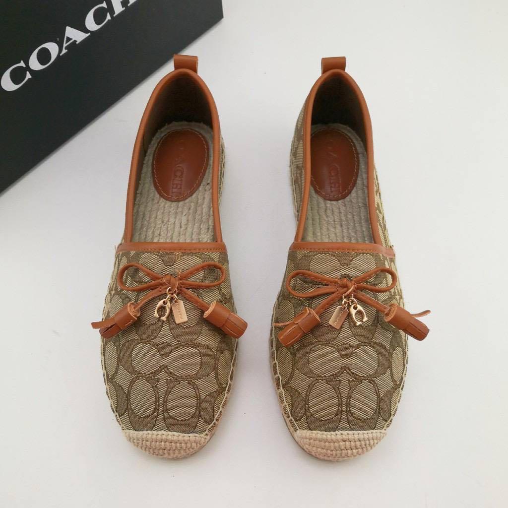 Coach Carson Espadrilles,, Women's Fashion, Footwear, Loafers on Carousell