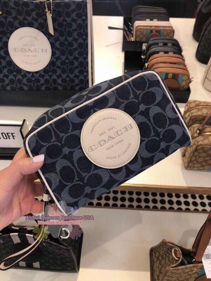 Coach boxy new arrivals cosmetic case 20