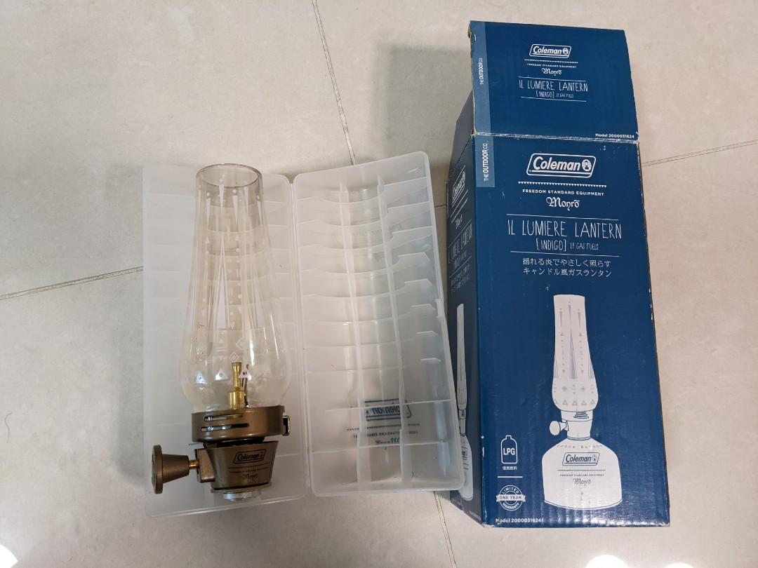 Coleman 絕版gas燈coleman lumiere lantern indigo, 運動產品, 行山及