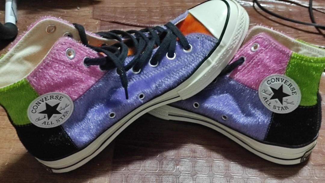 furry converse shoes
