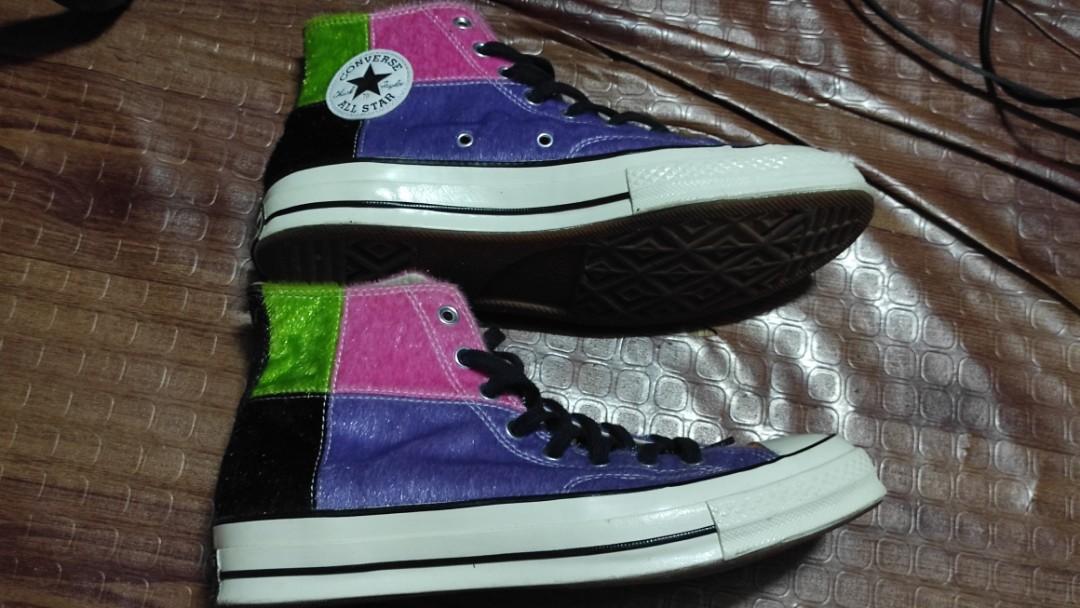 furry converse shoes