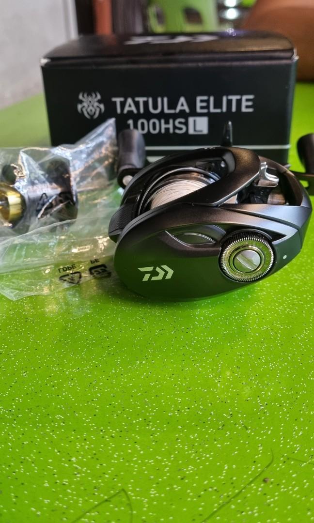 Daiwa Tatula Elite baitcasting reel 100HSL 7.1:1, Sports Equipment